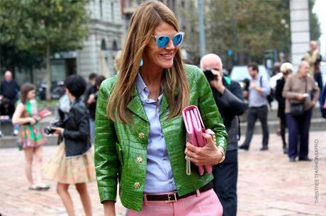 In the Street...Anna Dello Russo at Milan Fashion Week SS13