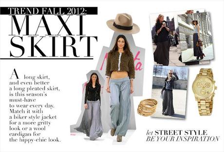 INSPIRATION: MAXI SKIRT INSPIRATION: MAXI SKIRT