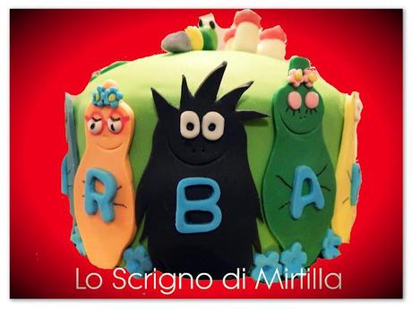 Torta di compleanno Barbapapà