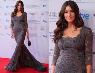 Monica Bellucci in Dolce & Gabbana a San Sebastian Film Festival