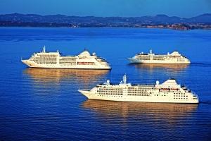Prima volta per tre navi Silversea a Corfu