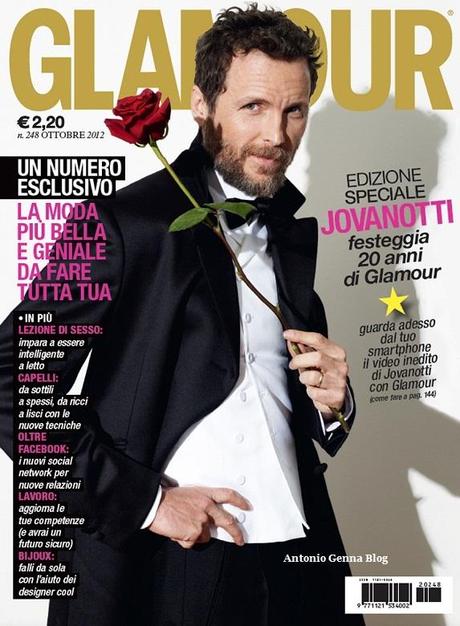 Jovanotti festeggia i 20 anni di Glamour, la prima copertina al maschile