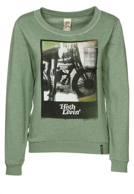 high livin felpa verde Talking about sweatshirts – Shopping online