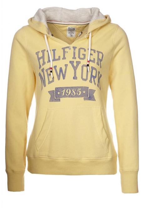 hilfiger felpa gialla imbottita Talking about sweatshirts – Shopping online