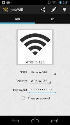 InstaWiFi Collegare rapidamente la WIFI o Condividere Reti WiFi