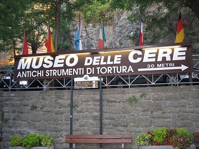 Antichi strumenti di tortura. MUSEO DELLE CERE.