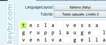 keybr imparare a scrivere velocemente su una tastiera