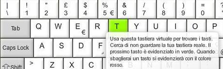 tastiera virtuale per aumentare la velocità di scrittura