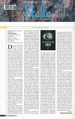 “La verità sul 2012” di Walter Ferreri (La Zisa). Recensione di Massimiliano Razzano (“le Stelle”, novem-bre 2010 – n. 89)