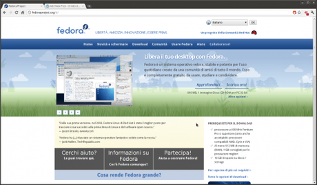 Schermata-Fedora Project - Chromium Fedora 14: un allegra rimpatriata :D