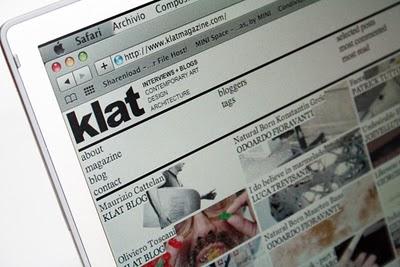 Rivista di design KLAT nuovo numero e sito