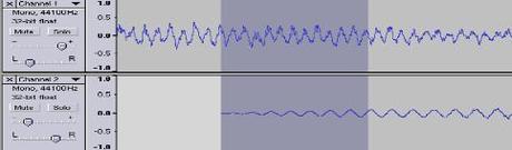 audacity modificare le tracce audio