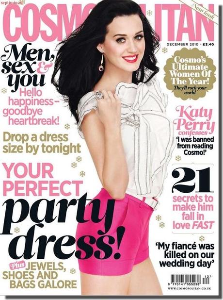 Katy Perry: Cosmopolitan UK cover december 2010