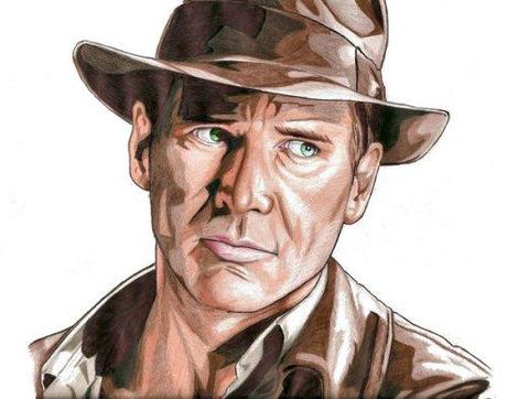 14 illustrazioni con tema Indiana Jones