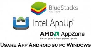 AMD AppZone, Intel AppUp, BlueStacks - Logo