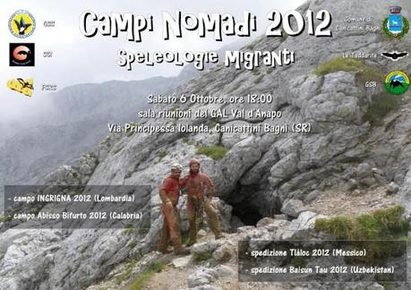 Campi Nomadi 2012: speleologie migranti
