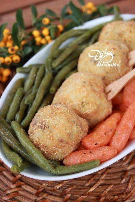 CROCCHETTE DI RISO CON SALSICCIA (20)+ CROCCHETTE DI RISO CON SALSICCIA di Dolcipensieri