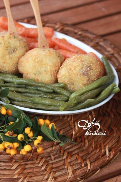 CROCCHETTE DI RISO CON SALSICCIA (27)+ CROCCHETTE DI RISO CON SALSICCIA di Dolcipensieri