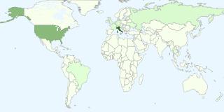 Grafico dei Paesi con il maggior numero di persone che visualizzano i blog