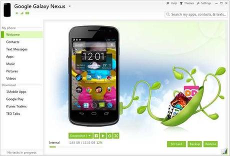 SnapPea Gestione lo smartphone Android dal PC senza limiti !