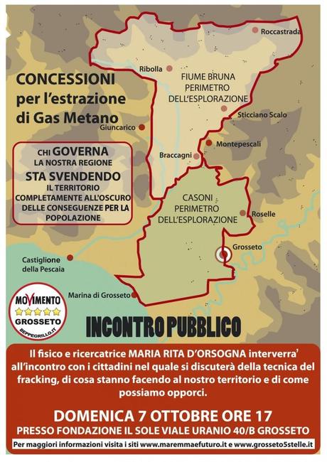 FRACKING in Toscana. Diretta streaming dell’incontro pubblico