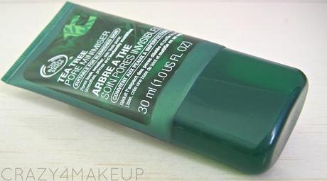 Review The Body Shop: Siero Minimizzante Pori al Tea Tree‏ [Pore Minimiser] + Differenze tra Siero, Primer, Crema