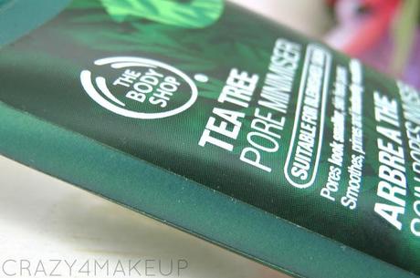 Review The Body Shop: Siero Minimizzante Pori al Tea Tree‏ [Pore Minimiser] + Differenze tra Siero, Primer, Crema