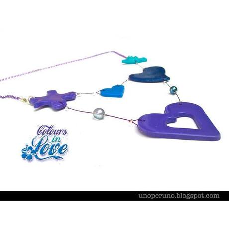 Collana | Necklace COLOURS IN LOVE (mod. B) di unoperuno - ogget...