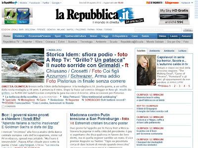 La patacca di Repubblica contro Grillo