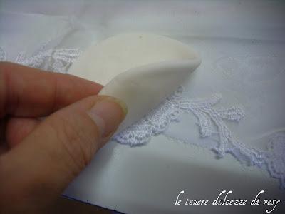 Brush embroidery e pizzi senza stampi in silicone