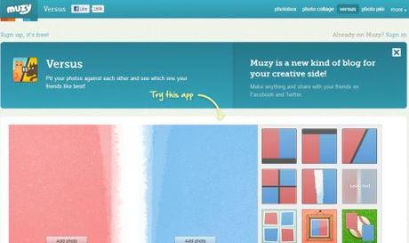 Muzy - il social network che permette di personalizzare e condividere le proprie immagini