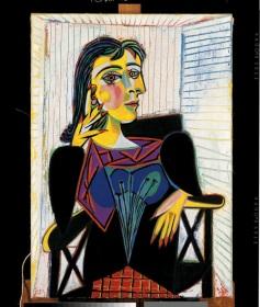 PABLO PICASSO, Portrait de Dora Maar, 1937, Olio su tela, cm 92 x 65, Palazzo Reale