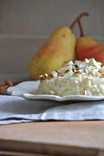 Risotto cremoso al Lou Blau, pere e nocciole IMG_2783