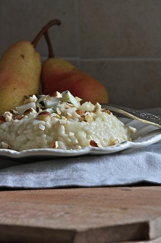 Risotto cremoso al Lou Blau, pere e nocciole IMG_2784
