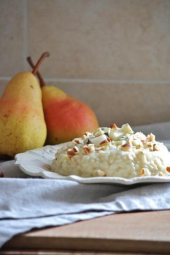Risotto cremoso al Lou Blau, pere e nocciole IMG_2758