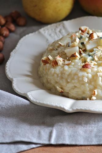 Risotto cremoso al Lou Blau, pere e nocciole IMG_2768