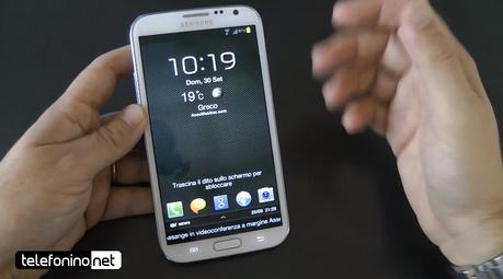 Samsung Galaxy Note 2:video recensione di telefonino.net