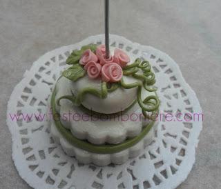 Mini cake in pasta di porcellana