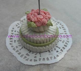 Mini cake in pasta di porcellana