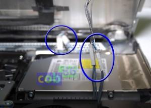 Due coppie di cavetti_pannello LCD Due coppie di cavetti_pannello LCD