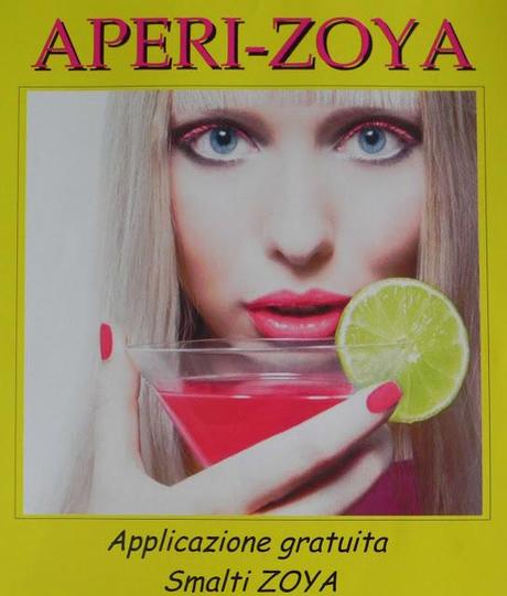 Aperi-Zoya: tra un drink e uno smalto nasce la collaborazione con il centro estetico Armonia del Benessere, rivenditore esclusivo Zoya a Lucca! Aperi-Zoya: tra un drink e uno smalto nasce la collaborazione con il centro estetico Armonia del Benessere, rivenditore esclusivo Zoya a Lucca!