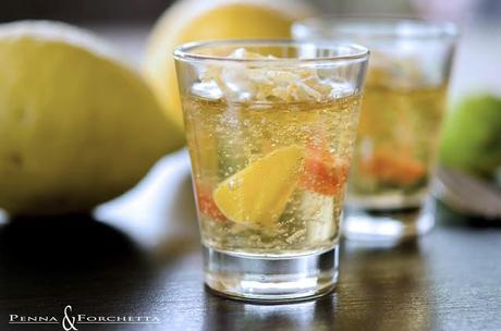 Agrumi in gelatina di Sauternes - Citrus fruit in a Sauternes jelly Agrumi in gelatina di Sauternes - Citrus fruit in a Sauternes jelly