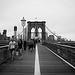 Walking on Brooklyn Bridge