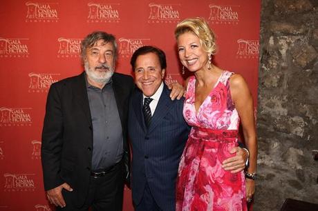 GIANNI AMELIO, GIACOMO RICCO E VALERIA DELLA ROCCA GALA CINEMA E FICTION CAMPANIA 2012