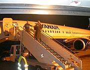 Zecche su un volo Ryanair da Londra passeggeri al Pronto soccorso di Ciampino