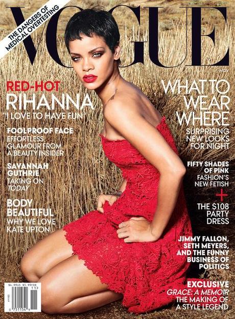 Rihanna on the Cover of US VOGUE, November 2012