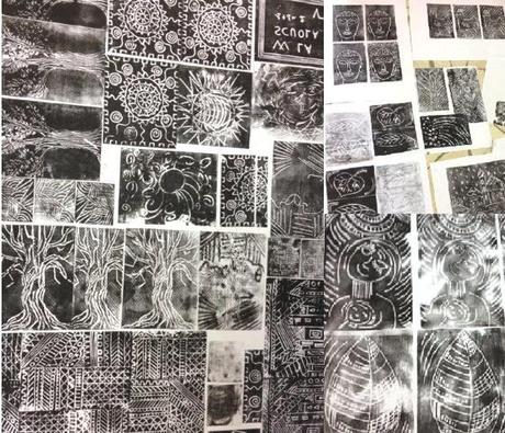 I LABORATORI ARTISTICI DI ELEONORA CUMER: SPERIMENTARE CON PATTERNS, TEXTURES E TECNICHE DI STAMPA