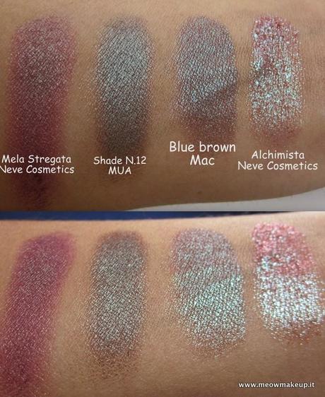 Dupes Mac: Club Eyeshadow e Blue Brown Pigment