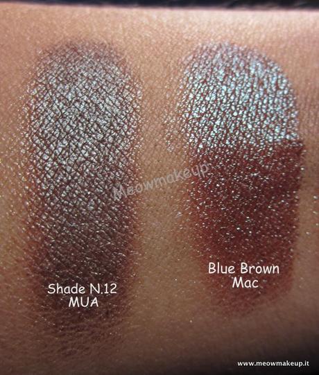 Dupes Mac: Club Eyeshadow e Blue Brown Pigment