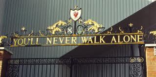 Anfield you will never walk alone Anfield you will never walk alone Youll never walk alone .... Anfield rimarrà la casa del Liverpool